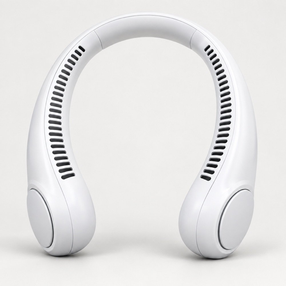 Bladeless Neck Fan - 4000mAh, Hands Free | COOLYOKE